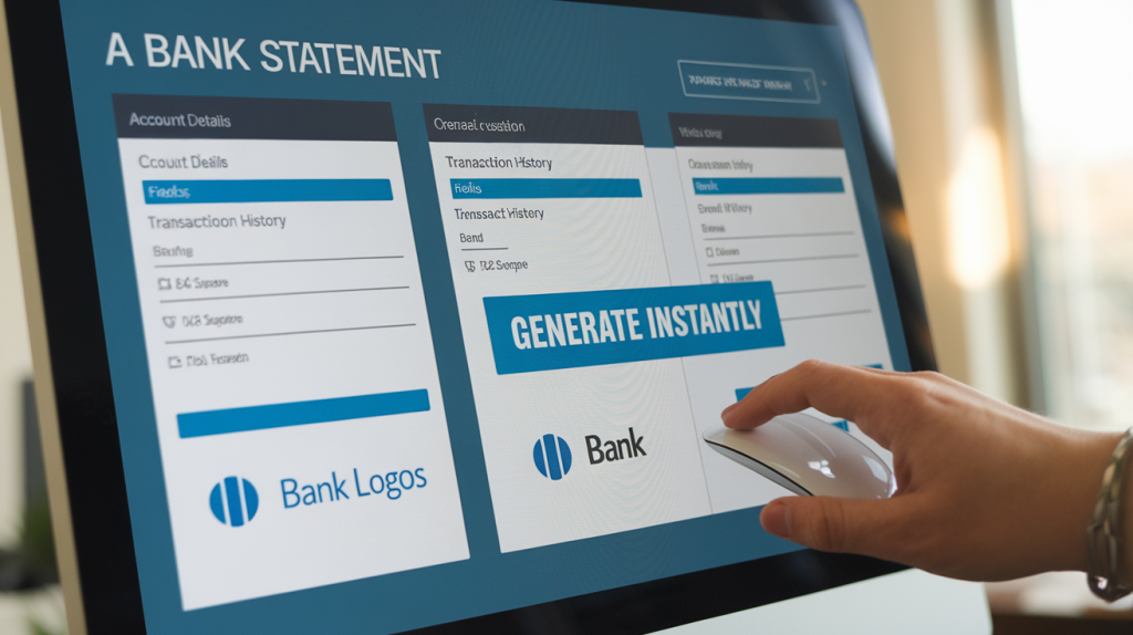 bank statements instantly online