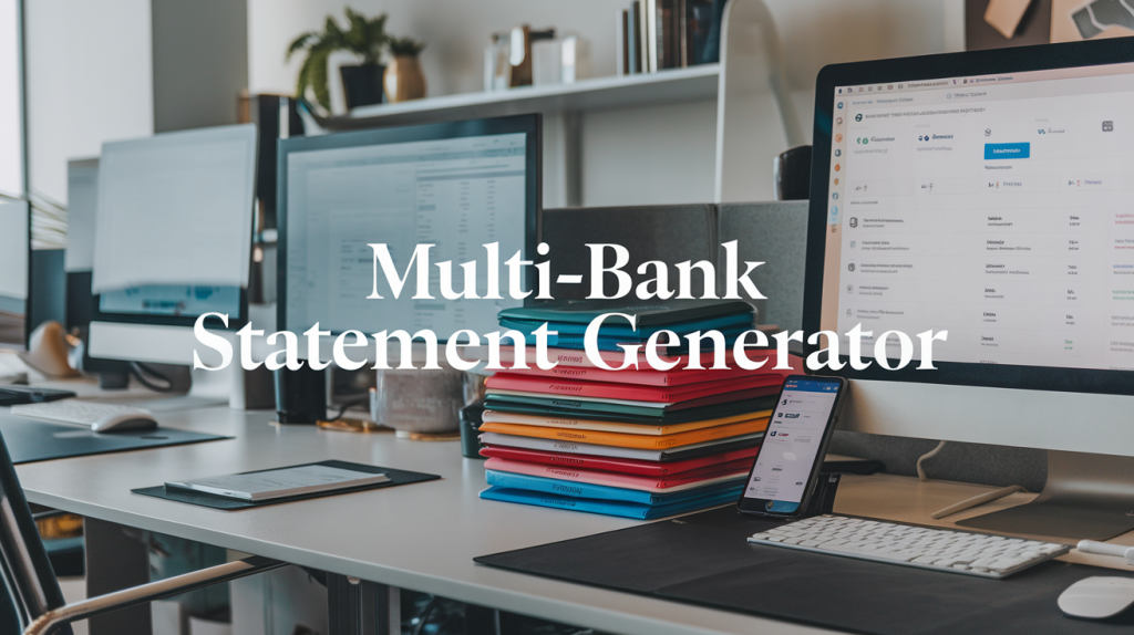 multi-bank statement generator tool