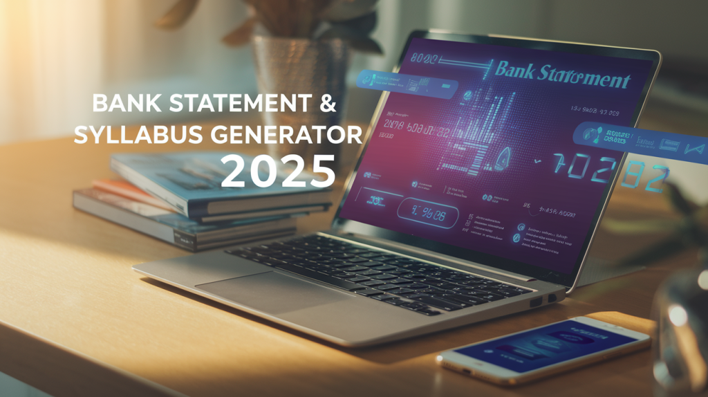 trending bank statement generator 2025